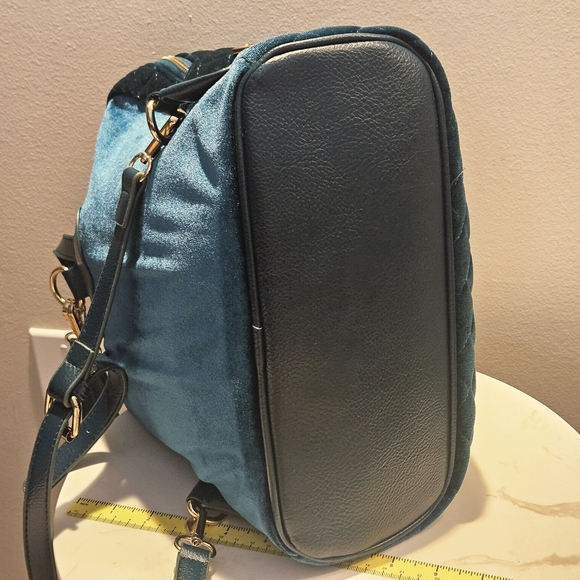 Bebe Blue Quilted Backpack - Picture 10 of 14
